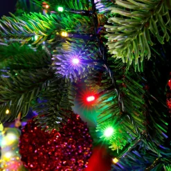 Guirlande lumineuse 45 m 2000 LED câble vert Luxe Multicolore