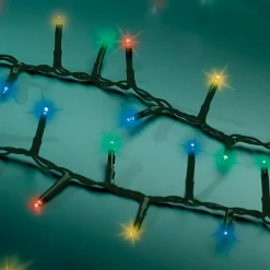 Guirlande lumineuse 7,50 m 350 LED câble vert Luxe Multicolore