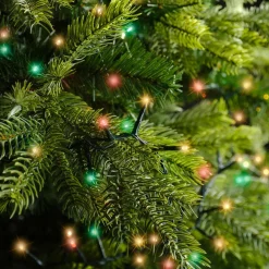 Guirlande lumineuse 11 m 500 LED câble vert Luxe Tricolore Vert/Rouge/Blanc