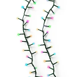 Guirlande lumineuse 22,5 m 1000 LED câble vert Luxe Multicolore pastel