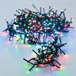 Guirlande lumineuse 22 m 3000 LED câble noir Boa Multicolore