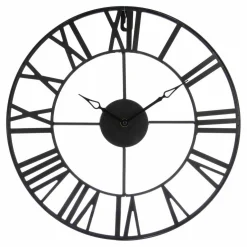Horloge murale en métal (D36,5 cm) Dali Noir