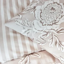 Housse de couette coton (140 x 200 cm) Lara Beige