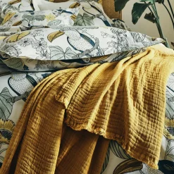 Housse de couette coton lavé (280 x 240 cm) Toco Verte