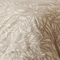 Housse de couette coton lavé (200 x 200 cm) Séréna Beige