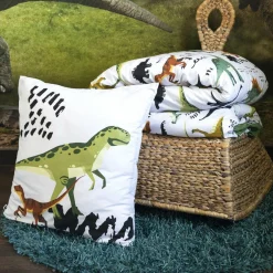 Housse de couette et deux taies enfant coton (200 x 200 cm) Cretace Verte