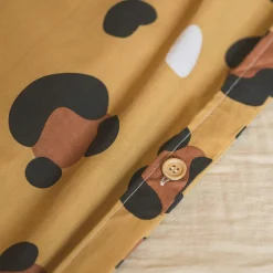 Housse de couette et une taie enfant coton (140 x 200 cm) Lola Caramel