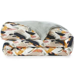 Housse de couette gaze de coton (240 x 220 cm) Mathilda Multicolore