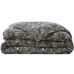Housse de couette gaze de coton (260 x 240 cm) Constance Bleu nuit