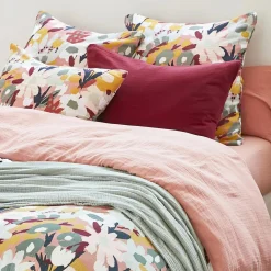 Housse de couette gaze de coton (240 x 220 cm) Azel Multicolore
