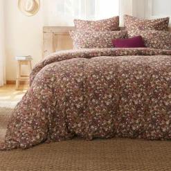 Housse de couette gaze de coton (200 x 200 cm) Constance Camel