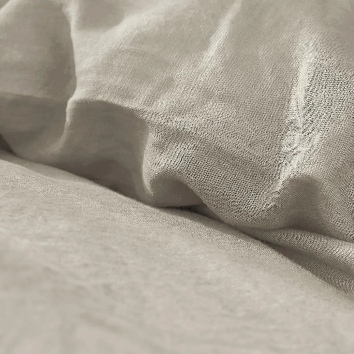 Housse de couette lin lavé (240 x 220 cm) Louise Beige