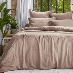 Housse de couette lyocell Tencel™ lavé (280 x 240 cm) Olivia Rose blush