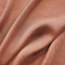 Housse de couette lyocell Tencel™ lavé (280 x 240 cm) Olivia Terracotta