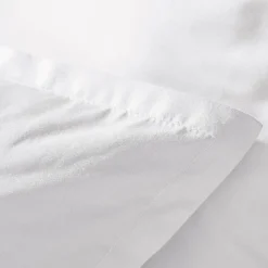 Housse de couette percale de coton (240 x 220 cm) Cali Blanche