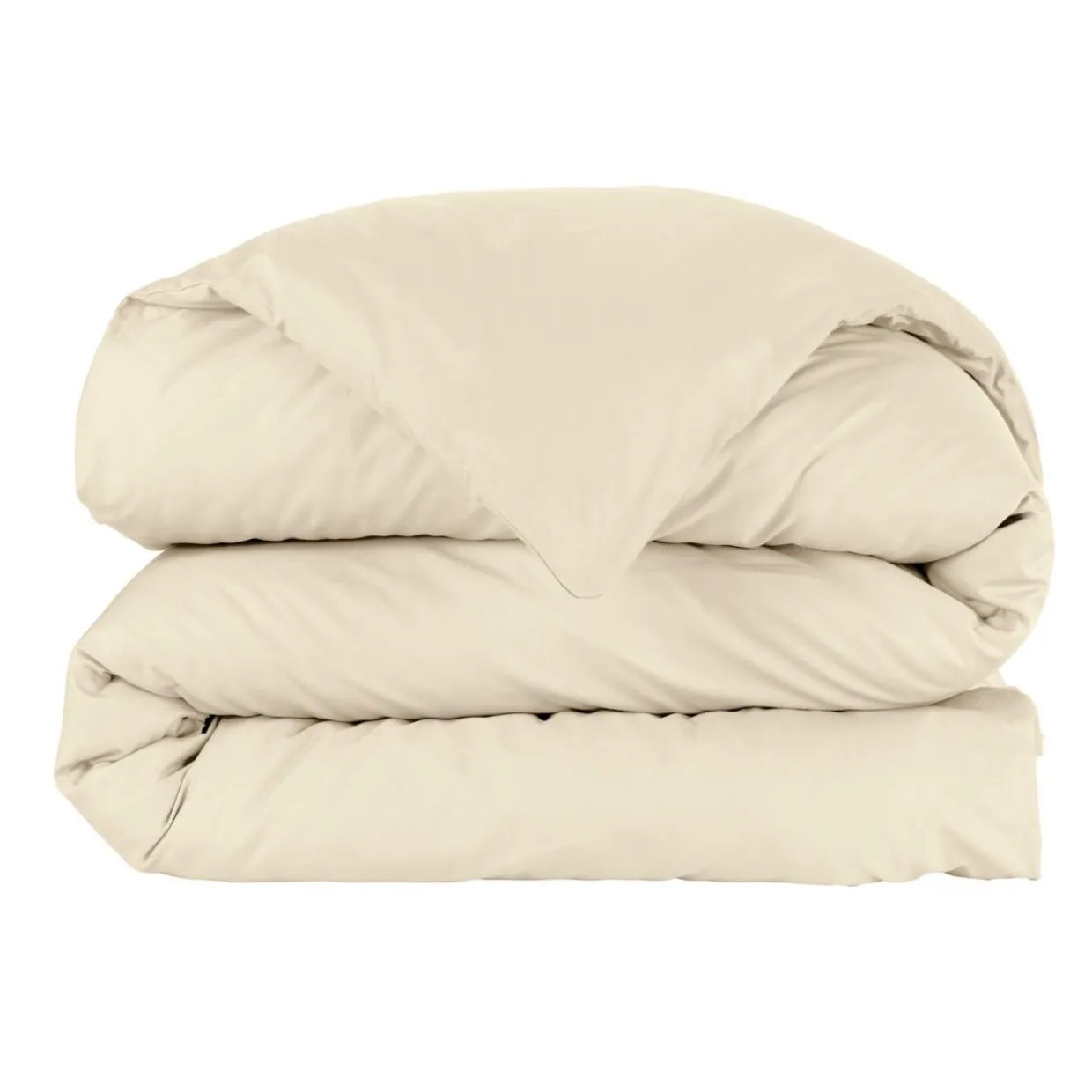 Housse de couette percale de coton (200 x 200 cm) Cali Beige