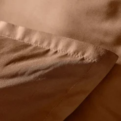 Housse de couette percale de coton (240 x 220 cm) Cali Marron chocolat