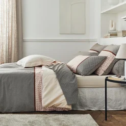 Housse de couette percale de coton (260 x 240 cm) Gabin Multicolore