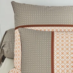 Housse de couette percale de coton (260 x 240 cm) Gabin Multicolore