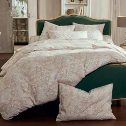 Housse de couette percale de coton (140 x 200 cm) Palazzo Beige