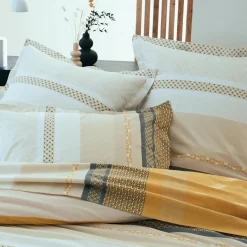 Housse de couette percale de coton (200 x 200 cm) Marlow Jaune