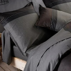 Housse de couette satin de coton (240 x 220 cm) Enzo Noire