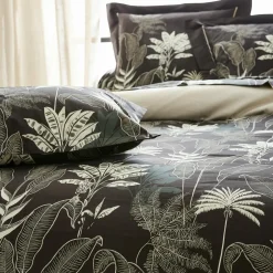 Housse de couette satin de coton (240 x 220 cm) Cayenne Noire