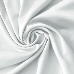 Housse de couette satin de bambou (200 x 200 cm) Sienna Blanc chantilly