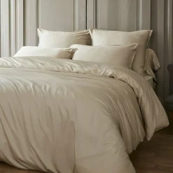 Housse de couette satin de bambou (280 x 240 cm) Sienna Beige