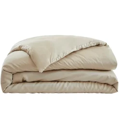 Housse de couette satin de bambou (280 x 240 cm) Sienna Beige
