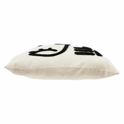 Housse de coussin carrée (40 x 40 cm) Portrait Blanche