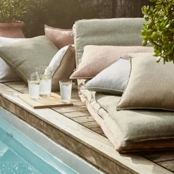 Housse de coussin pour bain de soleil (190 x 70 cm) Naia Vert caraïbes