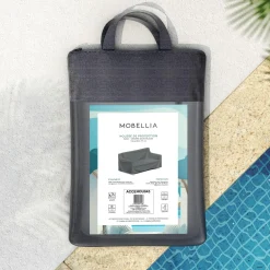 Housse de protection imperméable pour Canapé 2 places (153 x 86 cm) Elba Gris