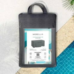 Housse de protection Imperméable XL pour Salon de jardin (400 x 300 cm) Gris