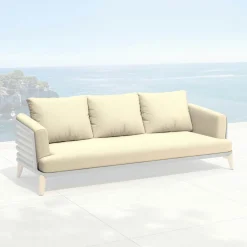 Housses de coussin de remplacement pour Canapé 3 places Monte Carlo Beige
