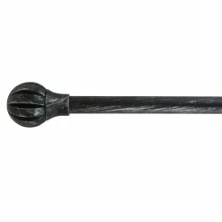 Kit de tringle extensible (L210 - L380 cm / D19 mm) Touch of zen Noir