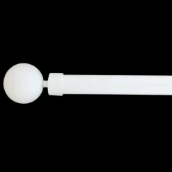 Kit de tringle extensible (L120 - L210 cm / D28 mm) Gaïa Blanc