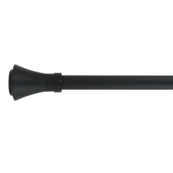 Kit de tringle extensible (L120 - L210 cm / D19 mm) Brasserie Noir mat