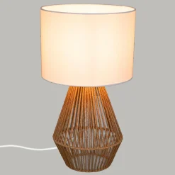 Lampe à poser en cordes (H40 cm) Lila Naturelle