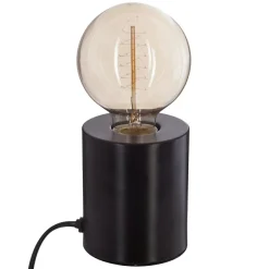 Lampe à poser méral (H10,5 cm) Tube Noir