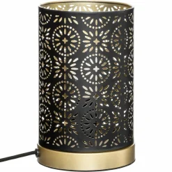 Lampe à poser métal (H21,5 cm) Gipsy Noir