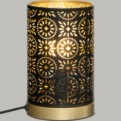 Lampe à poser métal (H21,5 cm) Gipsy Noir