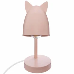 Lampe enfant à poser (H31 cm) Oreilles Rose