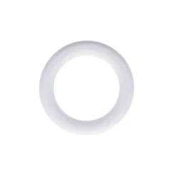 Lot de 10 anneaux bois (D28 mm) Nils Blanc