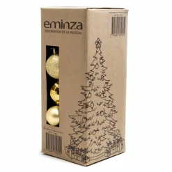 Lot de 30 boules de Noël assorties New Alpine Or