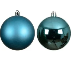 Lot de 16 boules de Noël (D40 mm) Aravis Bleu pétillant