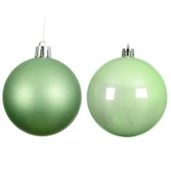 Lot de 16 boules de Noël (D40 mm) Aravis Vert thé matcha