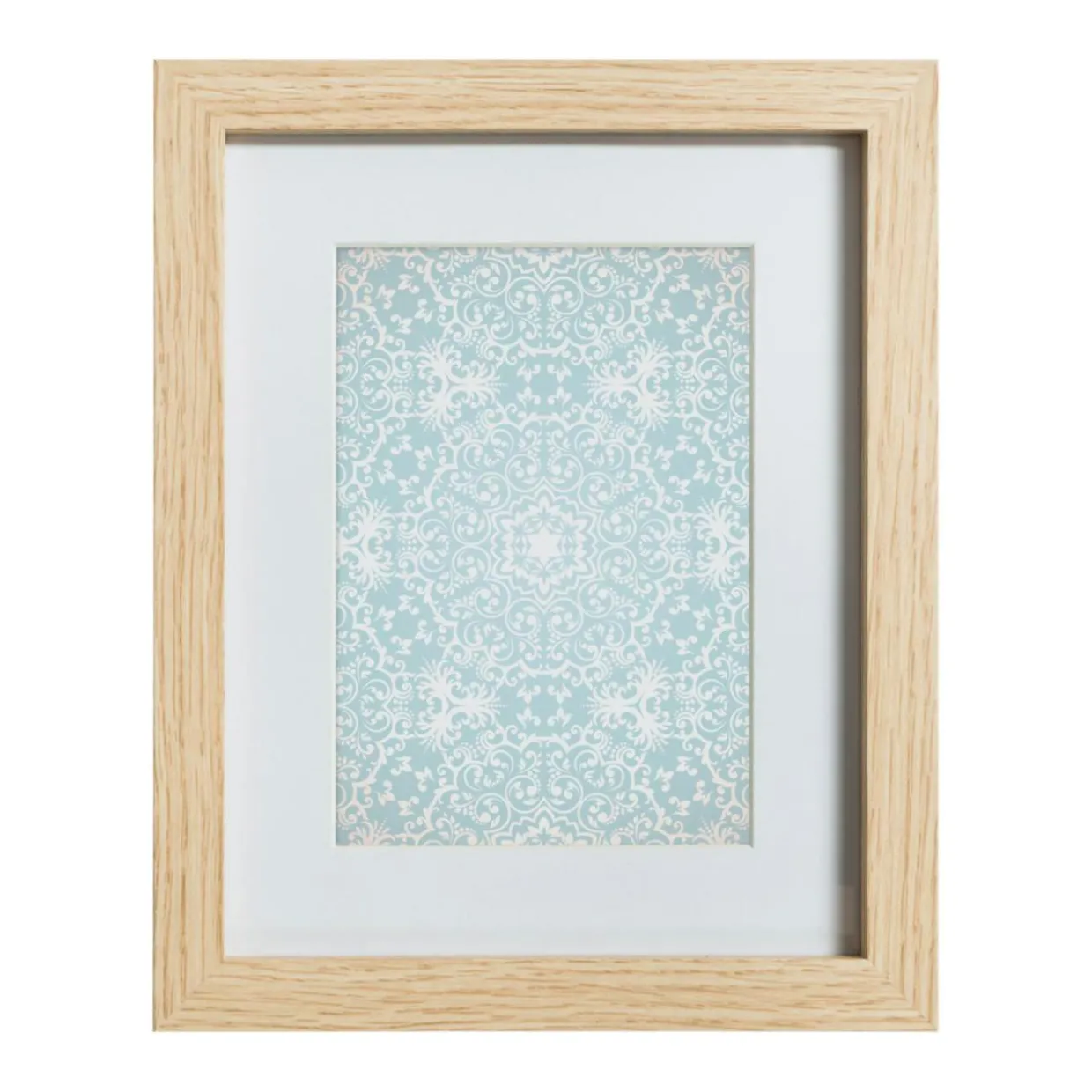 Lot de 5 cadres photo en bois Ethnique Naturel