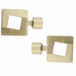 Lot de 2 embouts tringle (D20 mm) Jim Upper east side Or