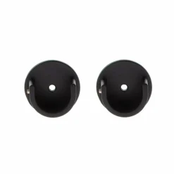 Lot de 2 naissances tringle rideau (D28 mm) Lino Noir mat